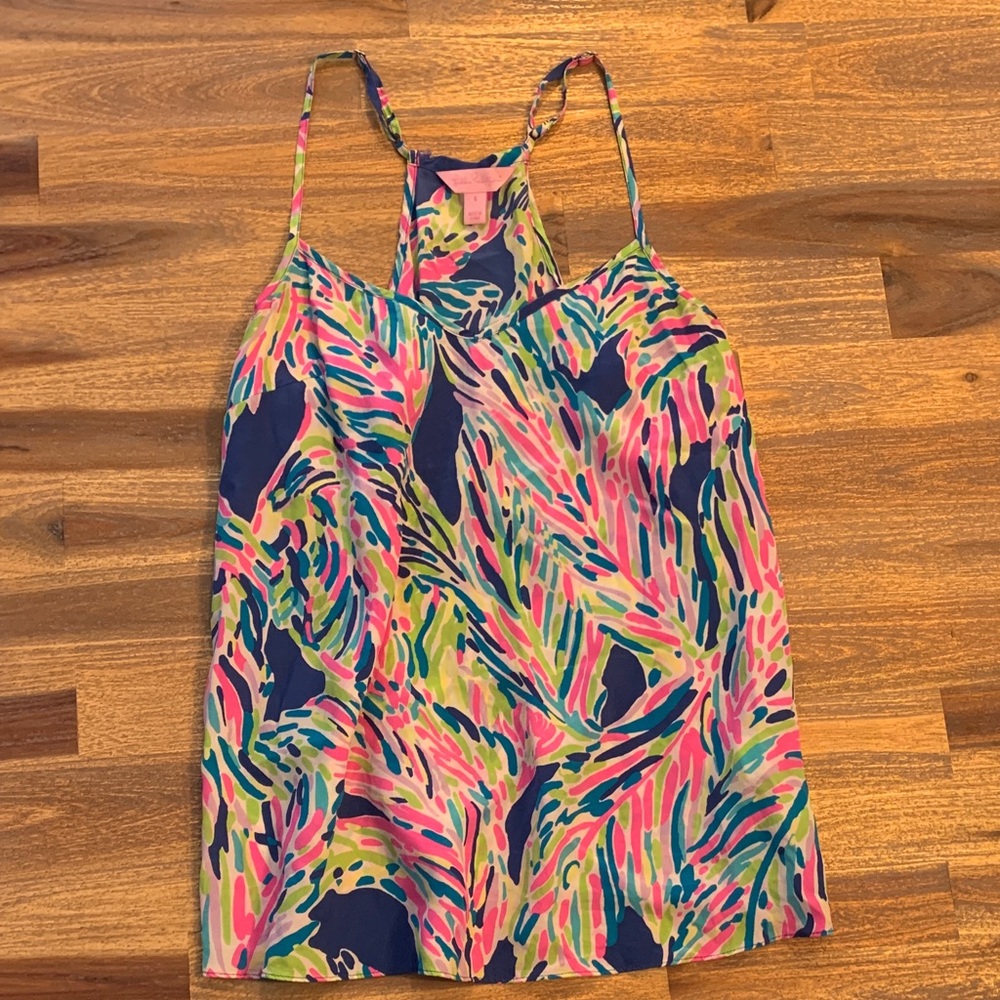 Lilly Pulitzer silk top. Women’s small.